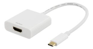 Deltaco USBC-HDMI7, USB-C/HDMI, 20 см цена и информация | Адаптеры и USB разветвители | 220.lv