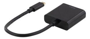 Deltaco USBC-HDMI8, USB-C, HDMI, 0.2m cena un informācija | Kabeļi un vadi | 220.lv