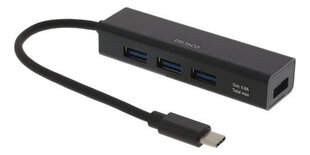 Deltaco USBC-HUB12, USB-C, USB-A cena un informācija | Kabeļi un vadi | 220.lv