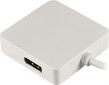 Deltaco DP-MULTI1, Mini DP/DVI/HDMI/DP, 0.2 m цена и информация | Adapteri un USB centrmezgli | 220.lv