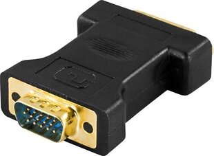 Deltaco DVI-6, DVI-I/VGA cena un informācija | Adapteri un USB centrmezgli | 220.lv