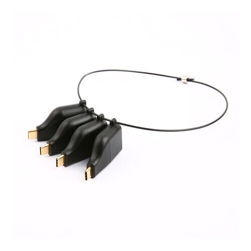 Deltaco USBC-AR1, USB-C/VGA/HDMI цена и информация | Kabeļi un vadi | 220.lv