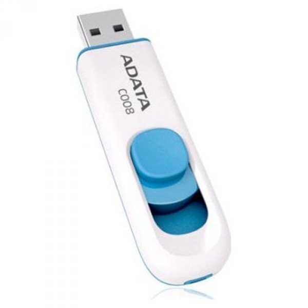 ADATA C008 64 GB, USB 2.0, White cena un informācija | USB Atmiņas kartes | 220.lv