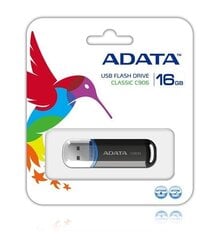 USB atmiņas karte A-data C906 32GB USB 2.0 Melna cena un informācija | ADATA Datortehnika | 220.lv