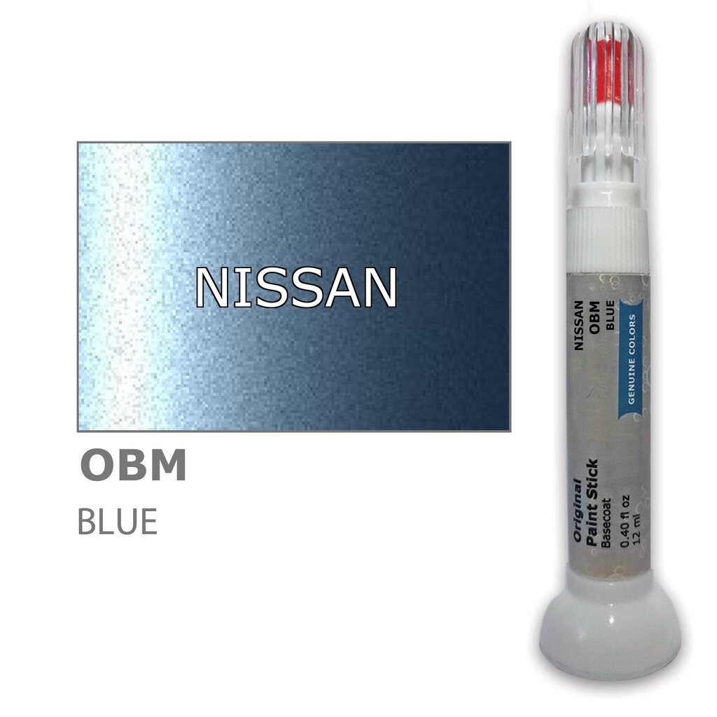 Krāsu korektors skrāpējumu korekcijai NISSAN OBM - BLUE 12 ml цена и информация | Auto krāsas | 220.lv