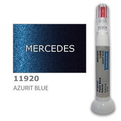 Krāsu korektors skrāpējumu korekcijai MERCEDES 11920 - AZURIT BLUE 12 ml cena un informācija | Auto krāsas | 220.lv