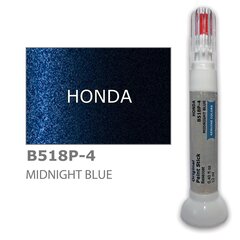 Krāsu korektors skrāpējumu korekcijai HONDA B518P-4 - MIDNIGHT BLUE 12 ml cena un informācija | Auto krāsas | 220.lv
