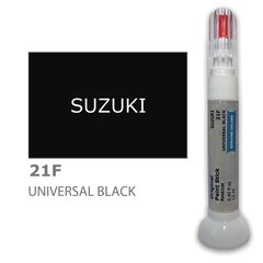 Карандаш-корректор для устранения царапин SUZUKI 21F - UNIVERSAL BLACK 12 ml цена и информация | Автомобильная краска | 220.lv