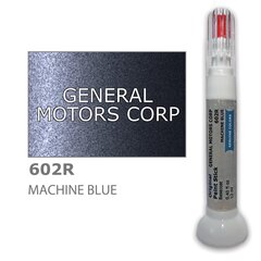 Krāsu korektors skrāpējumu korekcijai GENERAL MOTORS CORP 602R - MACHINE BLUE 12 ml cena un informācija | Auto krāsas | 220.lv