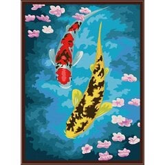 Набор для рисования по номерам «Рыбки желаний», 30x40 см цена и информация | Живопись по номерам | 220.lv