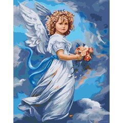 Набор для рисования по номерам «Ангел небесный» 40x50 цена и информация | Живопись по номерам | 220.lv