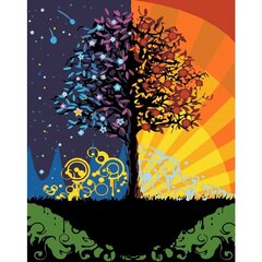 Набор для рисования по номерам «Дерево жизни» 40x50 цена и информация | Живопись по номерам | 220.lv