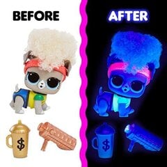 L.O.L. Surprise! Lights Pets with Real Hair & 9 Surprises Including Black Light Surprises цена и информация | Игрушки для девочек | 220.lv