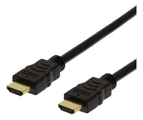 Deltaco HDMI-1010D-DO, HDMI, 1 m cena un informācija | Kabeļi un vadi | 220.lv