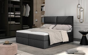 Кровать NORE Amber, 180x200 см, темно-серая цена и информация | Кровати | 220.lv
