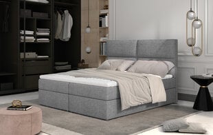 Кровать NORE Amber, 180x200 см, светло-серая цена и информация | Кровати | 220.lv