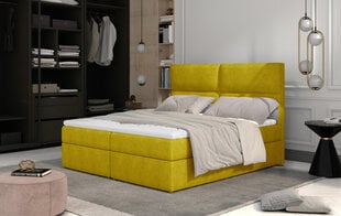 Кровать NORE Amber, 160x200 см, желтая цена и информация | Кровати | 220.lv