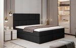 Кровать NORE Florence, 145x200 см, черная