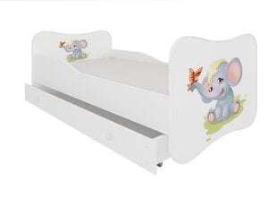 Bērnu gulta ADRK Furniture Gonzalo L9, 140x70 cm cena un informācija | Bērnu gultas | 220.lv