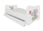 Bērnu gulta ADRK Furniture Gonzalo L9, 140x70 cm