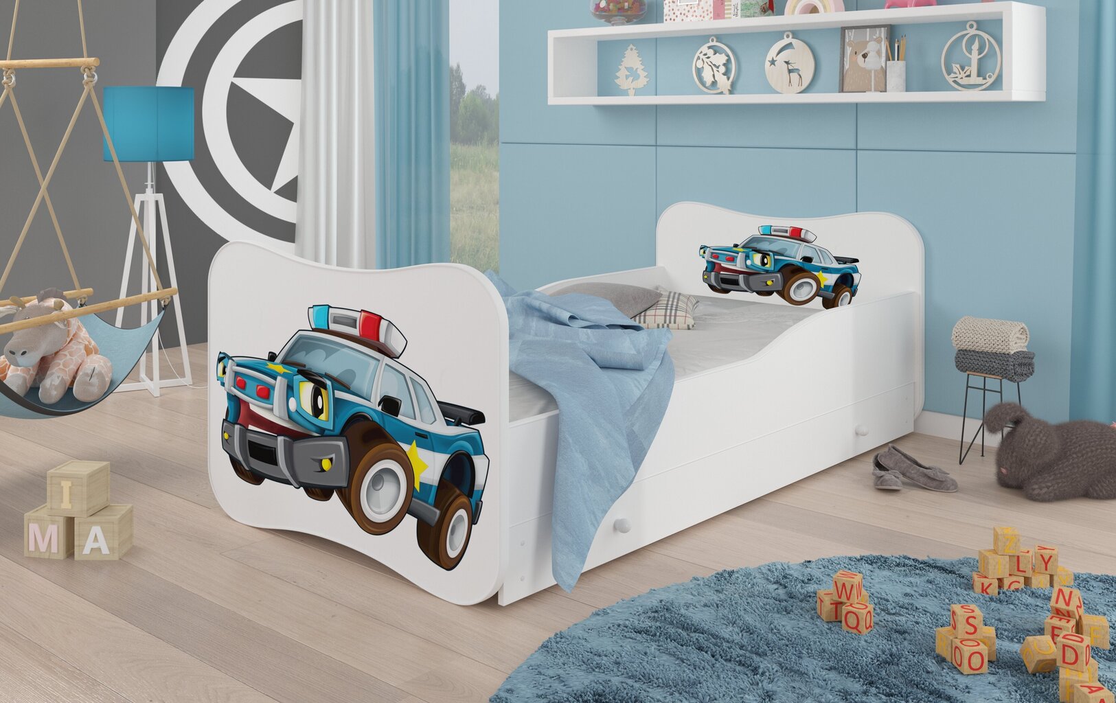 Bērnu gulta ADRK Furniture Gonzalo L7, 160x80 cm cena un informācija | Bērnu gultas | 220.lv