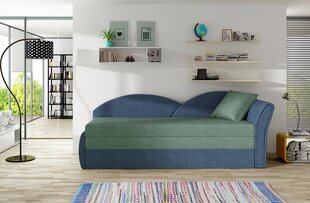 Диван - кровать NORE Aga, синий/зеленый цена и информация | Диваны | 220.lv