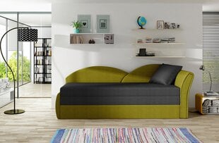 Dīvāns - gulta NORE Aga, zaļa/tumši pelēka cena un informācija | Dīvāni | 220.lv
