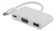 Deltaco USBC-1069, USB-C, VGA, 0.1m cena un informācija | Adapteri un USB centrmezgli | 220.lv