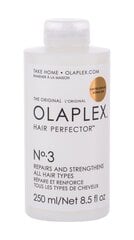 Восстановительное средство для ослабленных волос Olaplex Hair Perfector No. 3 250 мл цена и информация | Средства для укрепления волос | 220.lv