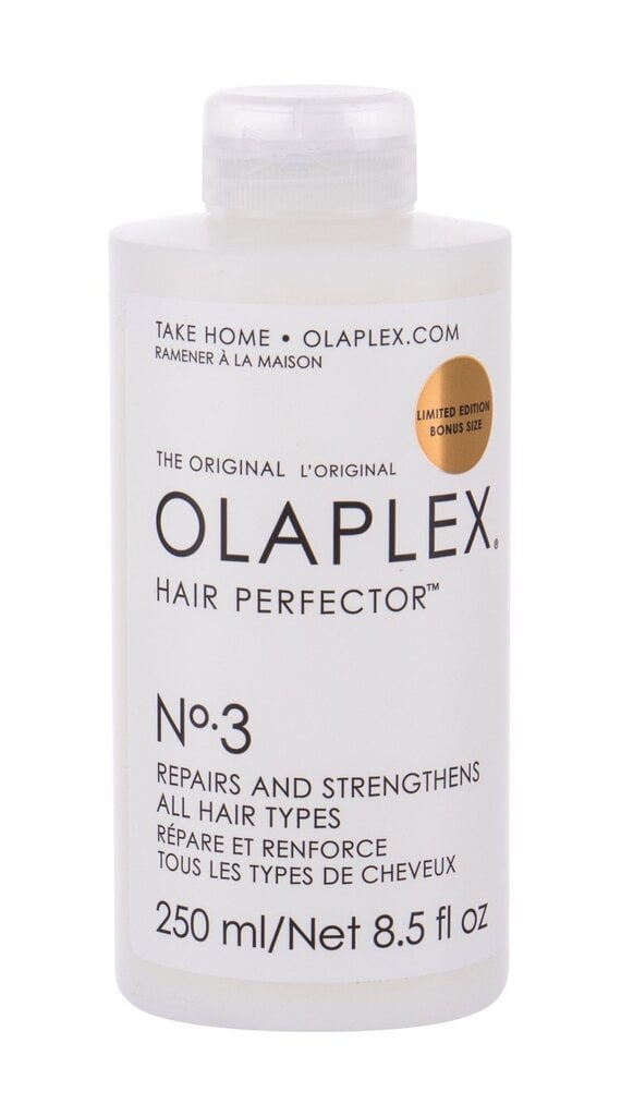 Atjaunojošs līdzeklis novājinātiem matiem Olaplex Hair Perfector No. 3 250 ml цена и информация | Matu uzlabošanai | 220.lv