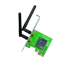 Адаптер TP-LINK Wireless N PCI Express 300 Мбит/с TL-WN881ND цена и информация | Маршрутизаторы (роутеры) | 220.lv