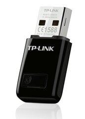 Bezvadu tīkla adapteris TP-LINK TL-WN823N, 802.11b/g/n, 300 Mbps cena un informācija | Rūteri (maršrutētāji) | 220.lv