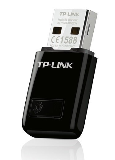Bezvadu tīkla adapteris TP-LINK TL-WN823N, 802.11b/g/n, 300 Mbps цена и информация | Rūteri (maršrutētāji) | 220.lv