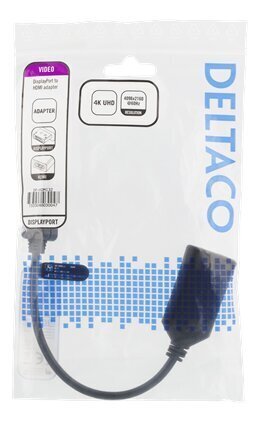 Deltaco DP-HDMI32, DisplayPort, HDMI, 0.1m cena un informācija | Adapteri un USB centrmezgli | 220.lv