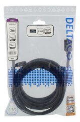 Deltaco HDMI-1030D, HDMI, 3 m цена и информация | Кабели и провода | 220.lv