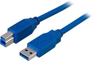 Deltaco USB3-110, USB 3.0, 1m cena un informācija | Kabeļi un vadi | 220.lv