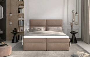 Кровать NORE Amber, 140x200 см, коричневая цена и информация | Кровати | 220.lv