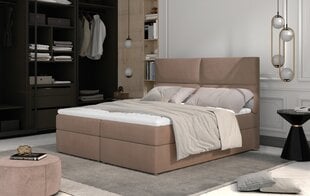 Кровать NORE Amber, 140x200 см, коричневая цена и информация | Кровати | 220.lv