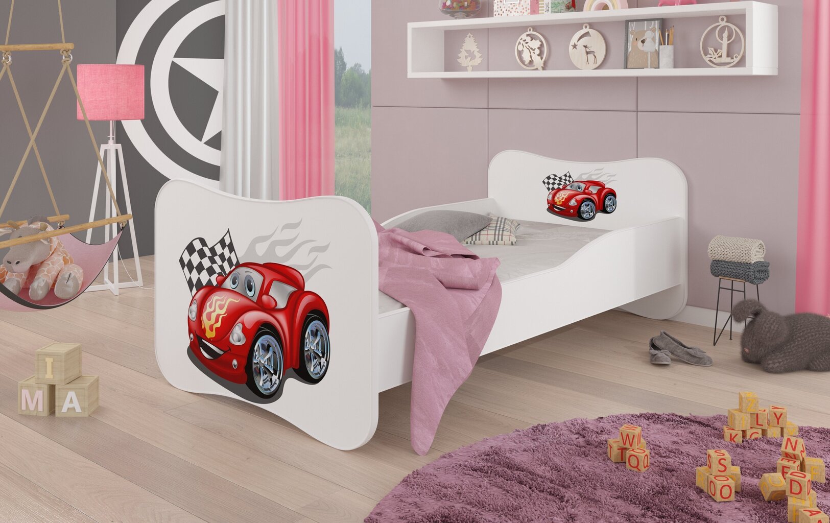 Bērnu gulta ADRK Furniture Gonzalo K11, 140x70 cm cena un informācija | Bērnu gultas | 220.lv