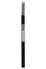 Автоматический карандаш для бровей со щёточкой Maybelline New York Brow Ultra Slim Deep Brown, 9 г цена и информация | Карандаши, краска для бровей | 220.lv