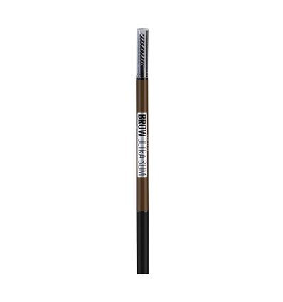 Automātisks uzacu zīmulis ar birstīti Maybelline New York Brow Ultra Slim Deep Brown, 9 g cena un informācija | Uzacu krāsas, zīmuļi | 220.lv