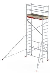 Alumīnija mobilais tornis ALTREX RS 44 sērija (darba augstums 5.80 m) cena un informācija | Saliekamās kāpnes, celtniecības sastatnes | 220.lv