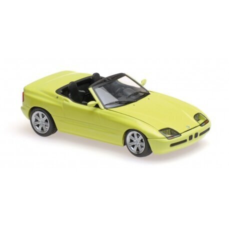 BMW Z1 (E30)1991 Yellow Car Model Maxichamps 1:43 цена и информация | Kolekcionējamie modeļi | 220.lv