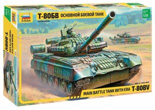 Zvezda 3592 Russian Main Battle Tank T-80BV 1:35 cena un informācija | Līmējamie modeļ | 220.lv