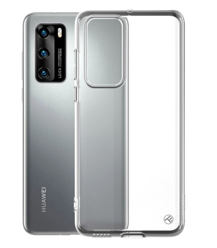 Tellur, piemērots Huawei P40, caurspīdīgs cena un informācija | Telefonu vāciņi, maciņi | 220.lv