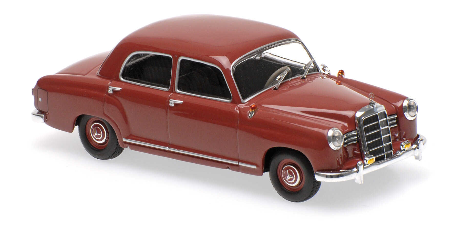 MERCEDES-BENZ 180 1955 Red Car Model Maxichamps 1:43 цена и информация | Kolekcionējamie modeļi | 220.lv