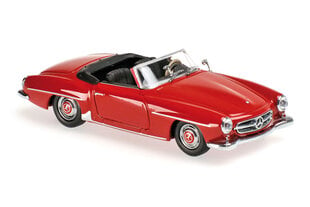 MERCEDES-BENZ 190 SL (W121) - 1955 - DARK RED Car Model Maxichamps 1:43 cena un informācija | Kolekcionējamie modeļi | 220.lv