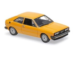 VOLKSWAGEN SCIROCCO - 1974 -Yellow Car Model Maxichamps 1:43 cena un informācija | Kolekcionējamie modeļi | 220.lv