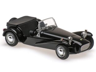 LOTUS SUPER SEVEN – 1968 – BLACK Car Model Maxichamps 1:43 cena un informācija | Kolekcionējamie modeļi | 220.lv