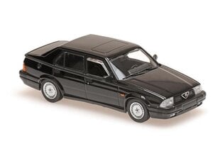 ALFA ROMEO 75 V6 AMERICA - 1987 - BLACK Car Model Maxichamps 1:43 цена и информация | Коллекционные модели автомобилей | 220.lv